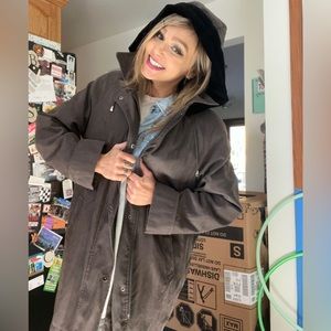 Winter Coat with velour lined Hood